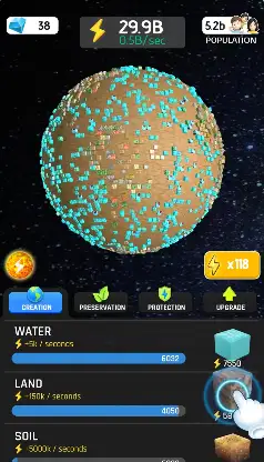 Idle World - Build The Planet screenshot 2