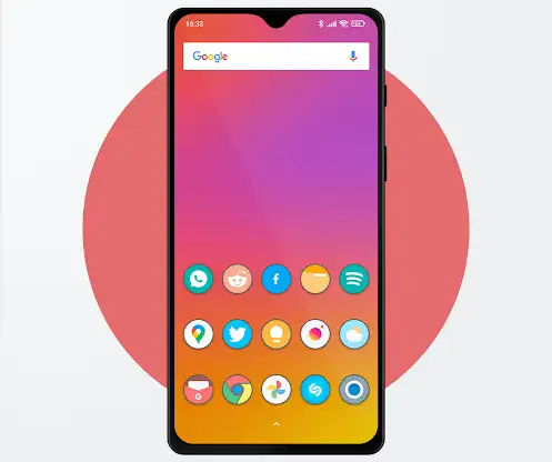 Flat Circle - Icon Pack screenshot 2