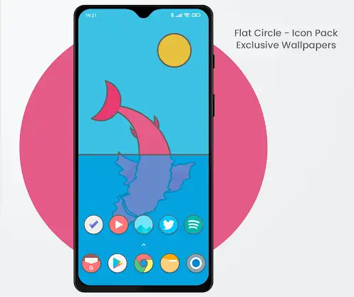 Flat Circle - Icon Pack screenshot 1