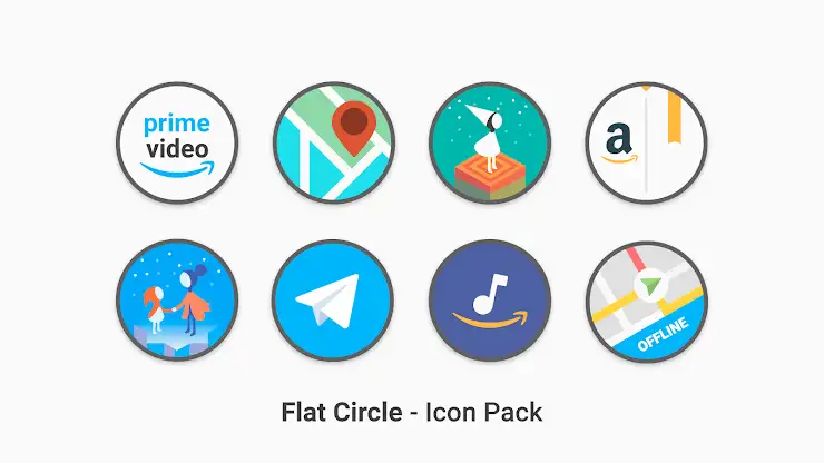 Flat Circle - Icon Pack screenshot 7