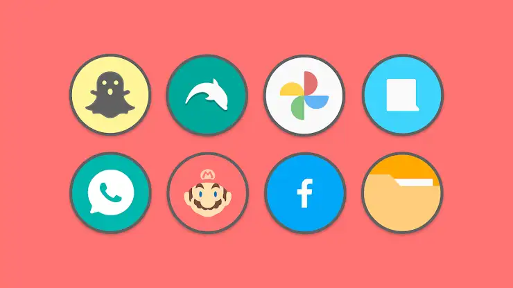 Flat Circle - Icon Pack screenshot 6