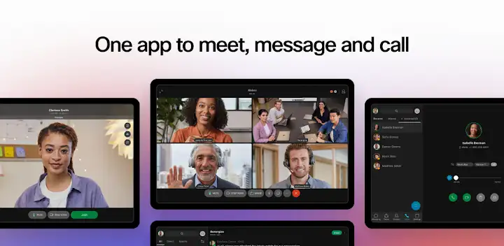 Webex — Android app banner