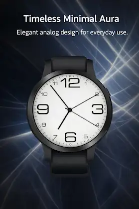Minimal Analog Watch Face Aura screenshot 2
