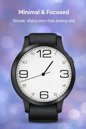Minimal Analog Watch Face Aura screenshot 3