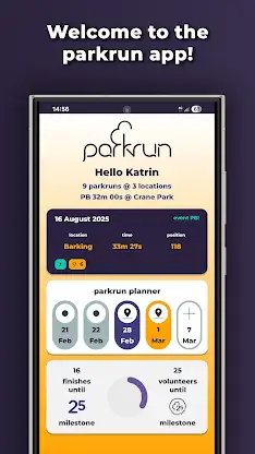 parkrun Official screenshot 1