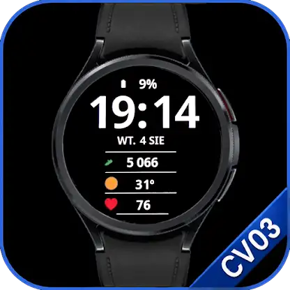 Clear Vision CV03 Watch Face screenshot 1