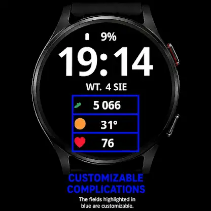 Clear Vision CV03 Watch Face screenshot 3