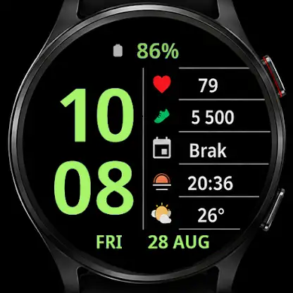 Clear Vision CV02 Watch Face screenshot 7