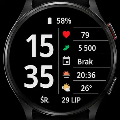 Clear Vision CV02 Watch Face screenshot 5