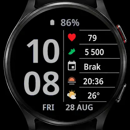 Clear Vision CV02 Watch Face screenshot 8