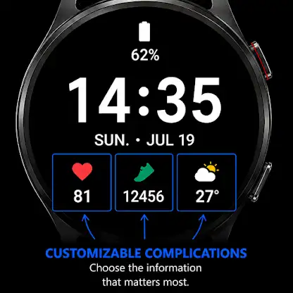 Clear Vision CV01 Watch Face screenshot 3