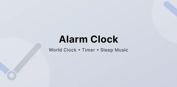 Simple Alarm Clock — Android app banner