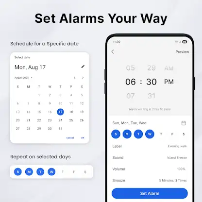 Simple Alarm Clock screenshot 2