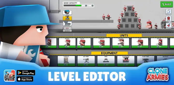 Clone Armies: Battle Game — Android game banner