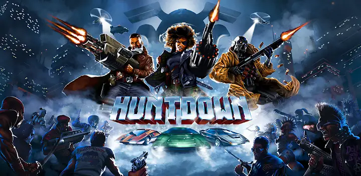 Huntdown: Cyberpunk Adventure — Android game banner