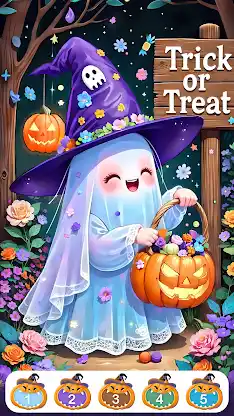 Cute Halloween Color screenshot 3