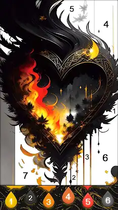 Fluid Art:Color By Number screenshot 5