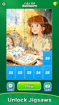 Color Solitaire: Jigsaw Puzzle screenshot 1