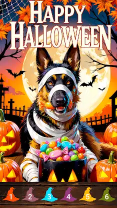 Happy Halloween Coloring Games screenshot 8