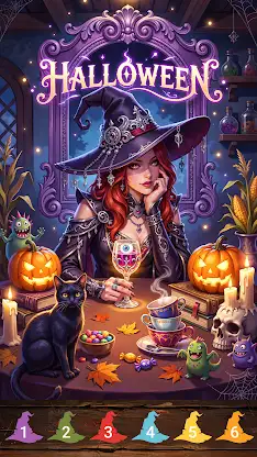 Happy Halloween Coloring Games screenshot 1