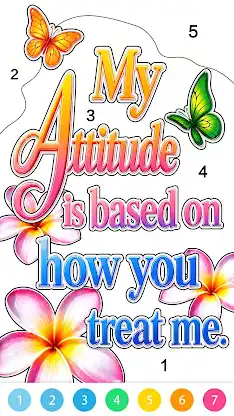 Graffiti Quote Color by number screenshot 8