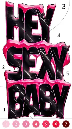 Graffiti Quote Color by number screenshot 5