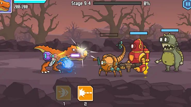 CyberDino: T-Rex vs Robots screenshot 2