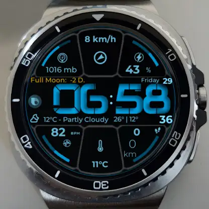 Digital Watch Face CUE003 screenshot 7