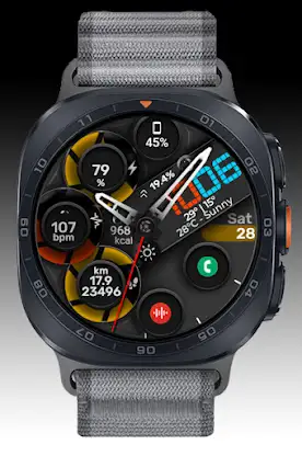 Digital Watch Face CUE097 screenshot 1
