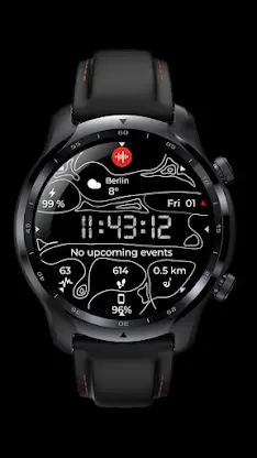 Digital Watch Face CUE098 screenshot 7