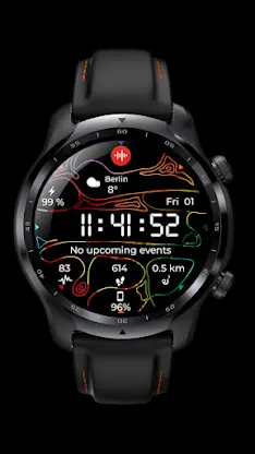 Digital Watch Face CUE098 screenshot 4