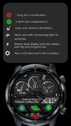 Digital Watch Face CUE103 screenshot 2