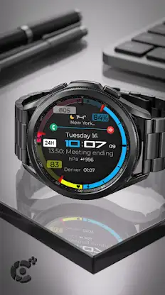 Digital Watch Face CUE109 screenshot 1