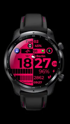Digital Watch Face CUE122 screenshot 5