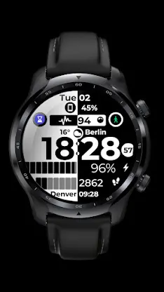 Digital Watch Face CUE122 screenshot 7