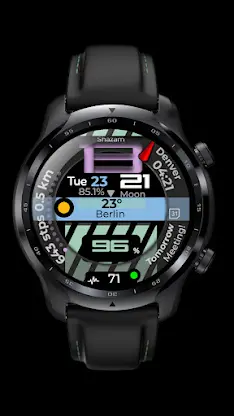 Digital Watch Face CUE123 screenshot 6