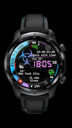 Digital Watch Face CUE125 screenshot 8