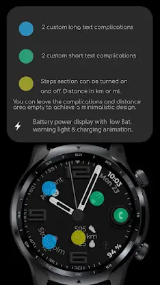 Analog Watch Face cue128 screenshot 2