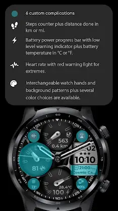 Fusion Watch Face CUE129 screenshot 2