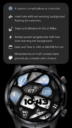 Digital Watch Face CUE131 screenshot 2