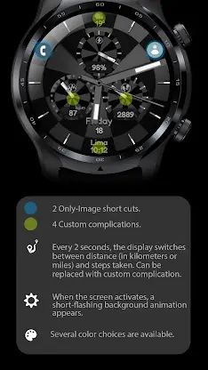 Analog Watch Face CUE132 screenshot 2
