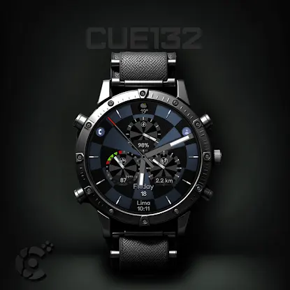 Analog Watch Face CUE132 screenshot 1
