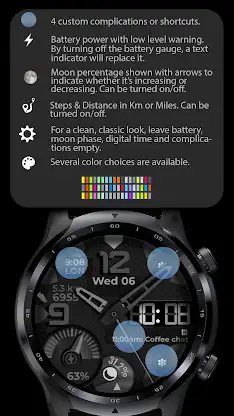 Hybrid Watch Face CUE134 screenshot 2