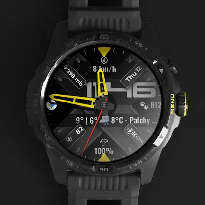 Hybrid Watch Face CUE135 screenshot 5