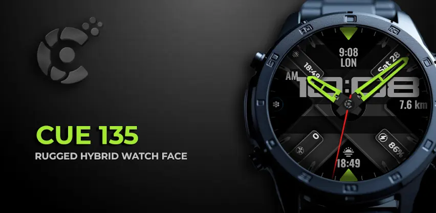 Hybrid Watch Face CUE135 screenshot 6