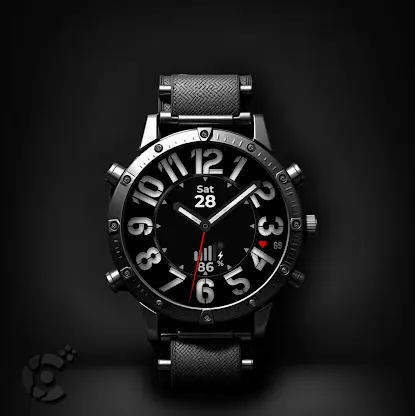 Analog Watch Face CUE136PLUS screenshot 1