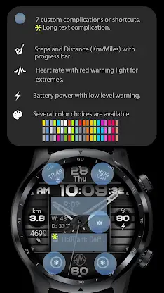 Analog Watch Face CUE137 screenshot 8