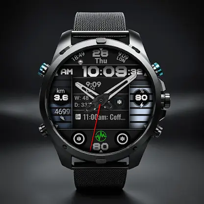Analog Watch Face CUE137 screenshot 1