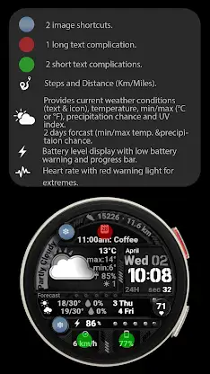 Watch Face CUE151 screenshot 2