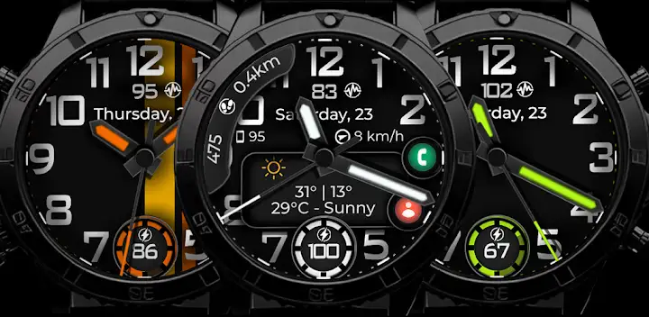 Watch Face CUE162 — Android app banner